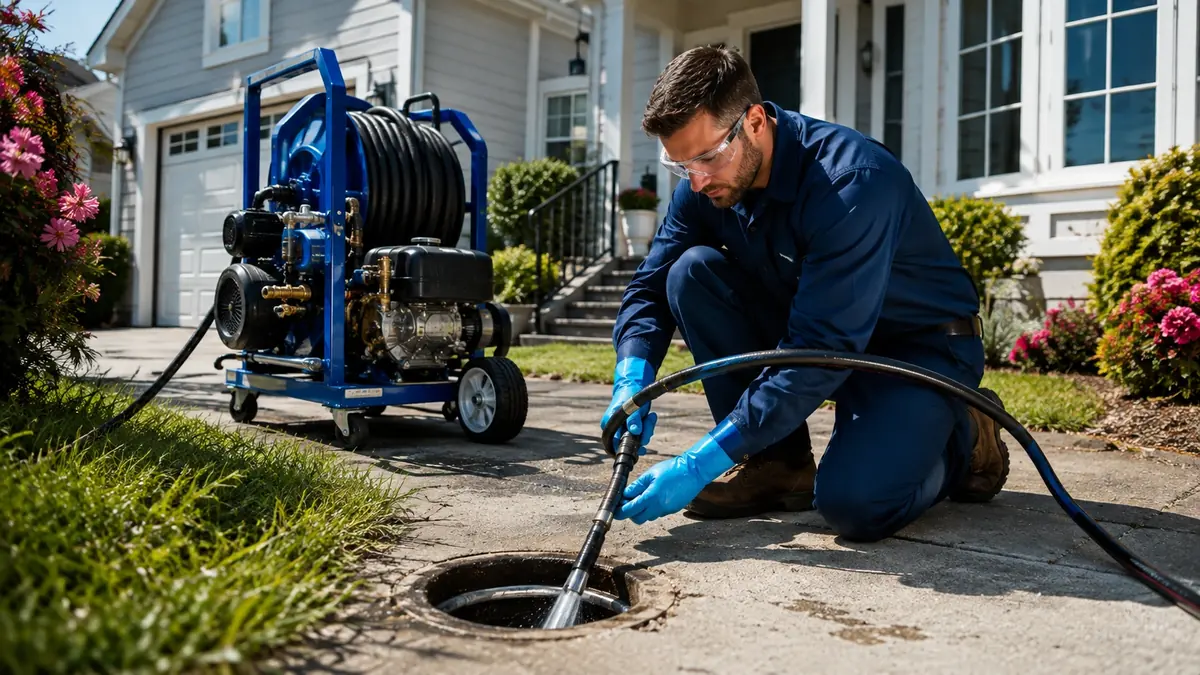 Residential Hydro Jet Drain Cleaning in Grand Terrace